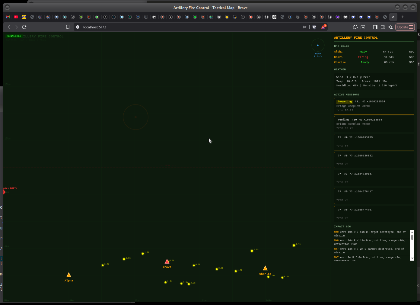 Conduite de tir artillerie - screenshot 2