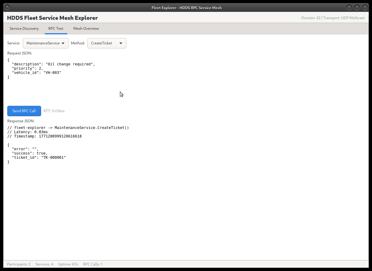 RPC Service Mesh - screenshot 4