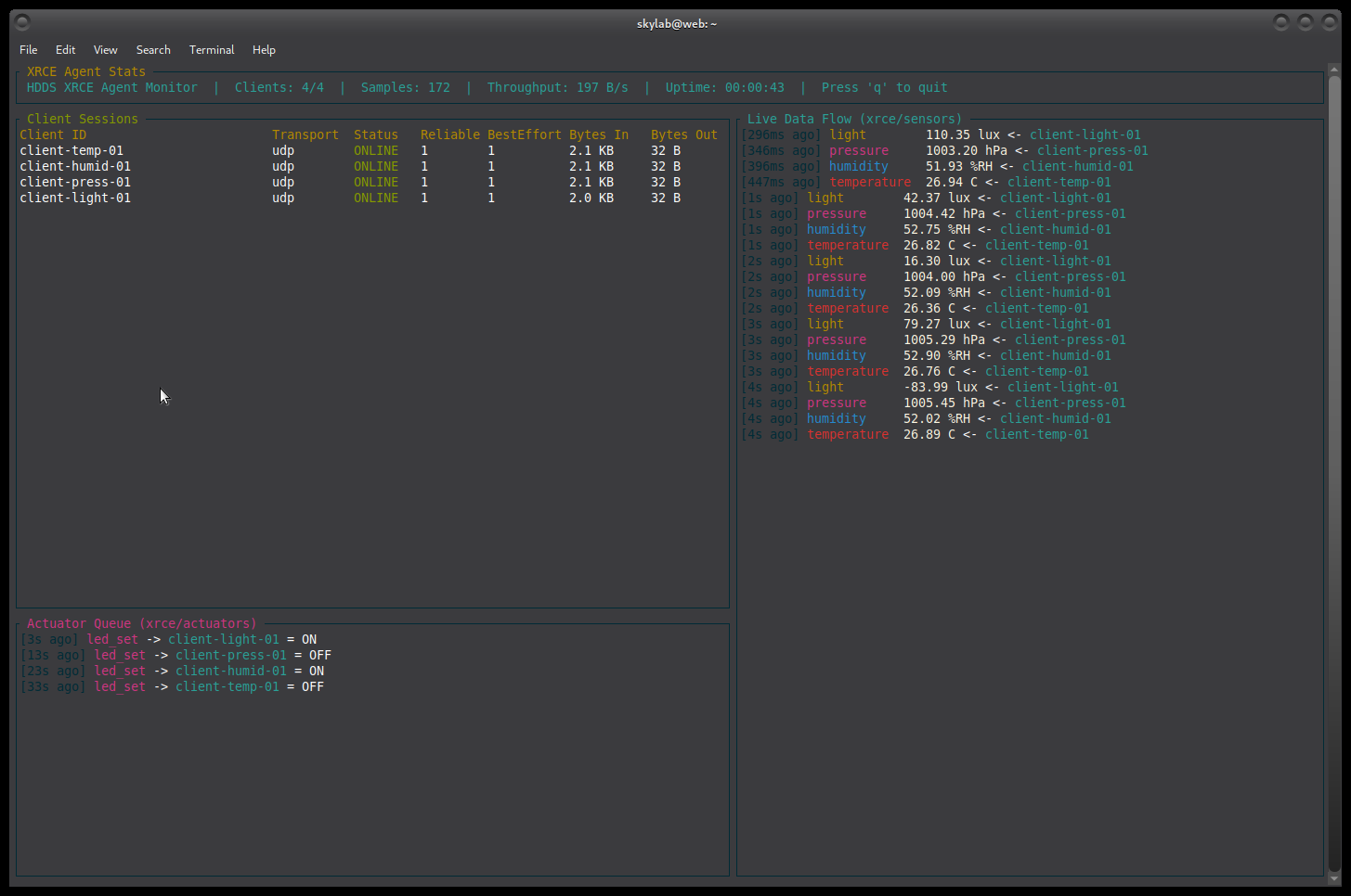 XRCE Micro Bridge - screenshot 2